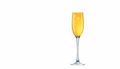 Champagne Flute with Sparkling Wine