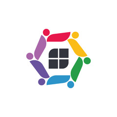 Equality Diversity Inclusion Logo Template Icon