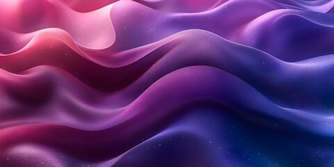 Obraz premium A mesmerizing abstract wave pattern in vibrant shades of pink, purple, and blue, creating a fluid and dreamy atmosphere perfect for backgrounds or artistic projects.