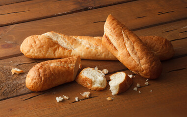 　フランスパン　スタジオ撮影