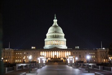 US Capitol at Night