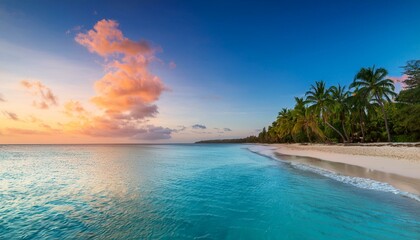 Fototapeta premium Serene Tropical Sunrise