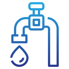 Obraz premium Tap Water Icon