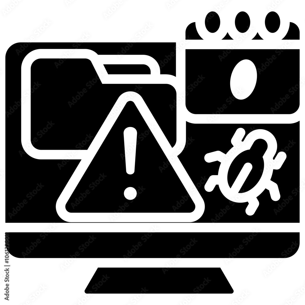 Poster zero day exploit icon