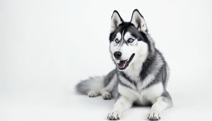 Obraz premium siberian husky puppy