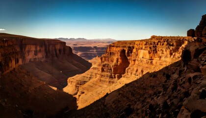 Explore majestic desert canyons at sunset