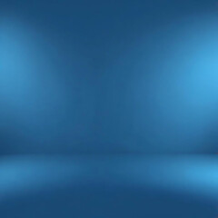 A plain blue background