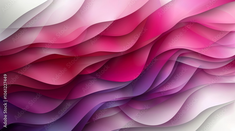 Poster soft, flowing waves of pink and purple blend seamlessly, creating a vibrant abstract design. the col