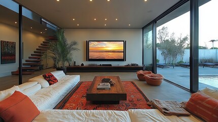 Fototapeta premium modern living room