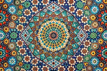 Seamless Geometric Mosaic Patterns: Decorative Color Tile Textures for Endless Ornamental Backgrounds