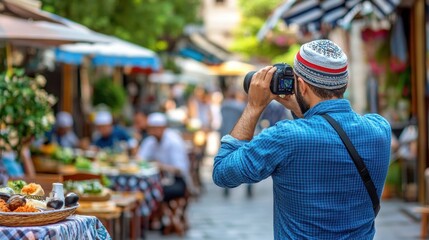 Capturing the Vibrant Street Market Experience