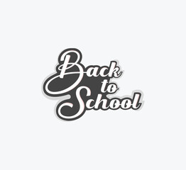 Fototapeta premium Back to school text