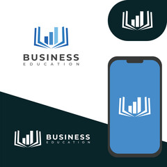 Creative Business education logo design 