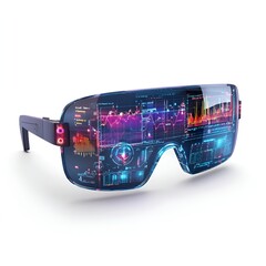 AR Glasses with Holographic Financial Data