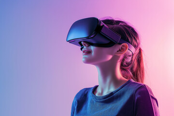 メタバースを楽しむ女性