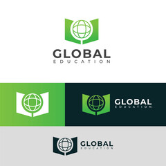 Creative Global education logo design 