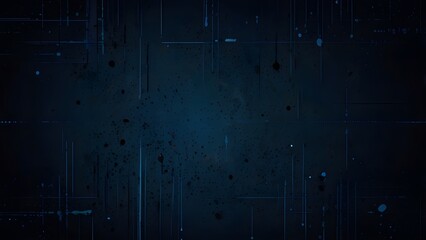 Dark blue grunge tech geometric abstract background. Vector graphic design Generative AI
