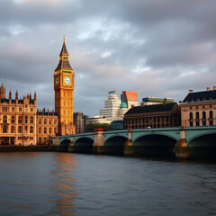 Beautiful shot of Tower Bridge in London