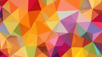 Abstract geometric shapes in vibrant colors creating a visually stunning background, artistic, geometric