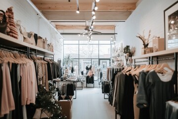 Modern Chic Women's Fashion Store Interior