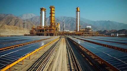 Fototapeta premium Innovative Facilities for Alternative Fuel Processing