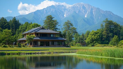 Fototapeta premium lake in the mountains
