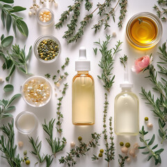 Natural Essential Oils and Botanicals for Aromatherapy and Wellness