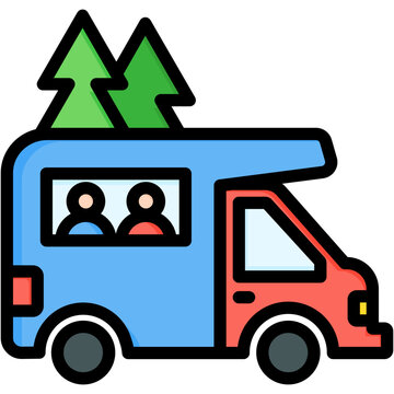 recommend clip art: Rv Travel Icon