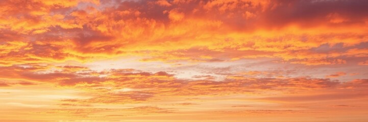 Abstract watercolor background of a vibrant sunset sky in shades of orange and purple, sunset, abstract