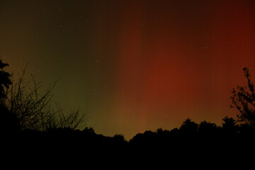 Fiery Skies: Northern Lights Over Northeast PA