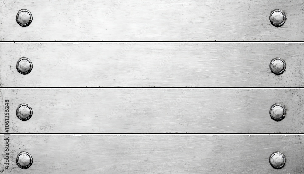 Aufkleber a simple metal drawer front featuring multiple horizontal panels and round knobs.