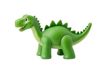 Fototapeta premium Friendly Green Dinosaur Toy for Children