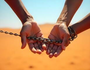 International Day for the Abolition of Slavery Illustration Design