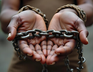 International Day for the Abolition of Slavery Illustration Design