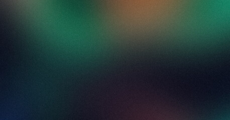 Orange green red blue grainy gradient background noise texture blurred dark light header backdrop poster banner design.smooth vibrant color flow shaped
