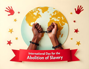 International Day for the Abolition of Slavery Illustration Design