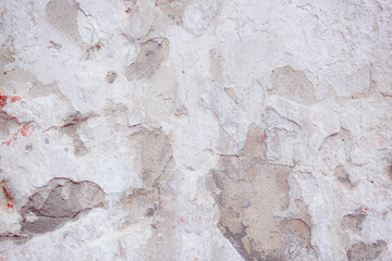 Textured pattern with space for text. Texture of old gray concrete wall for background. Calm neutral spa background. Plastered beige surface with cement material.