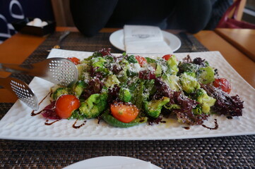 salad with vegetables