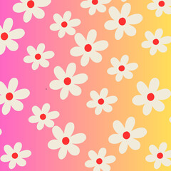 seamless pattern with flowers