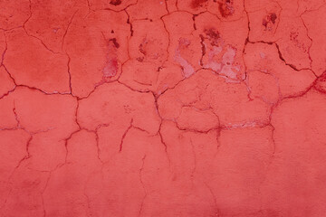 Mission to Mars. The surface of the red planet. Faults and craters in the surface topography....