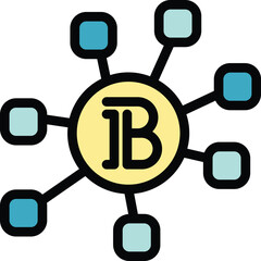 Visual representation of blockchain technology connecting multiple devices, highlighting its potential in secure and decentralized data management