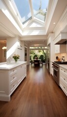 Welcoming kitchen filled with fresh ingredients and modern appliances for culinary creativity