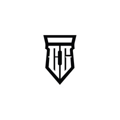 CG monogram logo design letter text name symbol monochrome logotype alphabet character simple logo