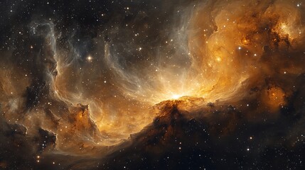 Fototapeta premium Explore the mysteries of the cosmic nebula