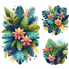 Naklejka premium abstract floral background