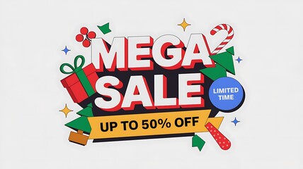 Festive Christmas Mega Sale Up to 50% Off with Limited Time Offer