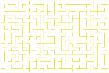 Seamless geometric maze pattern illustration, a vector labyrinth design for wallpaper and puzzle backgrounds