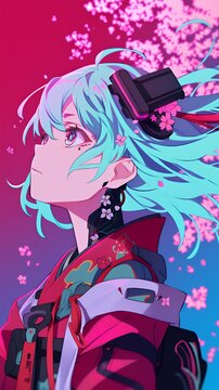 アニメスタイル 　japanese anime style