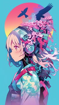 アニメスタイル 　japanese anime style