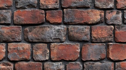 Obraz premium Brick wall with a lot of bricks on it